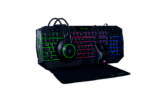 KIT GAMER VSG CRUX TECLADO, MOUSE, MOUSEPAD Y AURICULARES