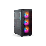 CASE GAMER HALION STUKA CR11 450W LED VIDRIO TEMPLADO 4 COOLER RGB - Imagen 2