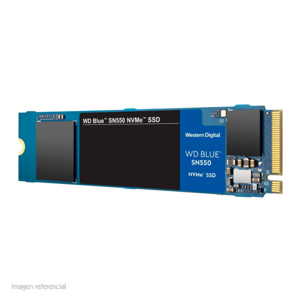 UNIDAD DE ESTADO SÓLIDO WESTERN DIGITAL BLUE SN550, 500GB, PCIE NVME, M.2 2280.