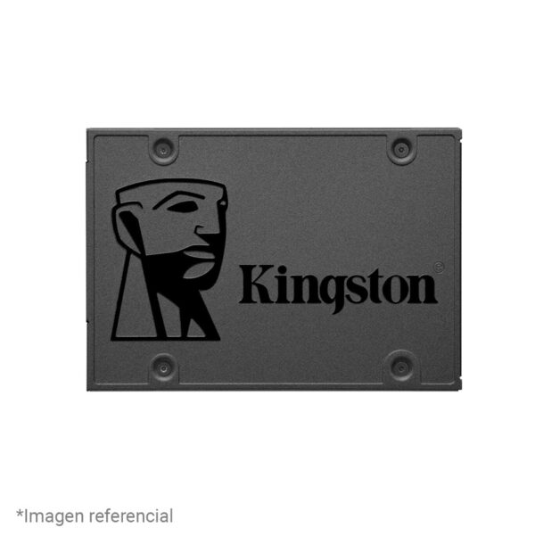 UNIDAD DE ESTADO SOLIDO KINGSTON A400, 480GB, SATA 6GB/S, 2.5", 7MM, TLC.
