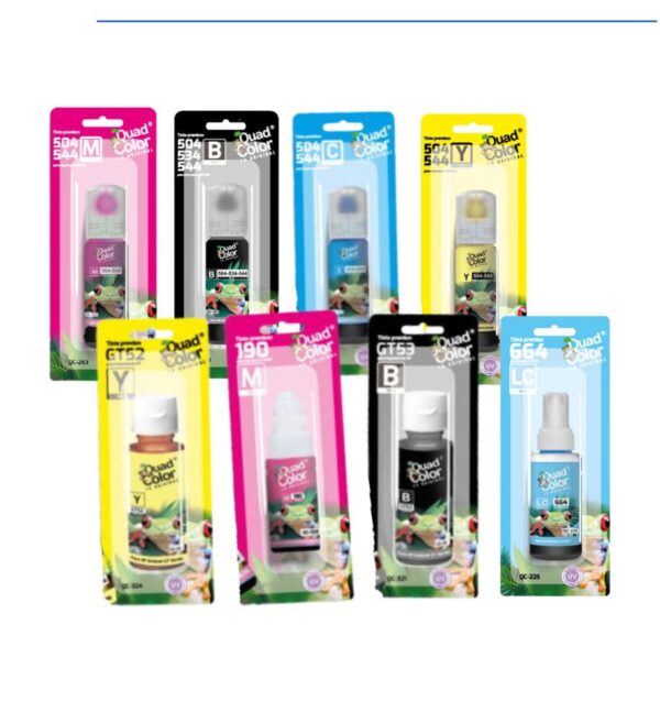 TINTA QUAD COLOR COMPATIBLES